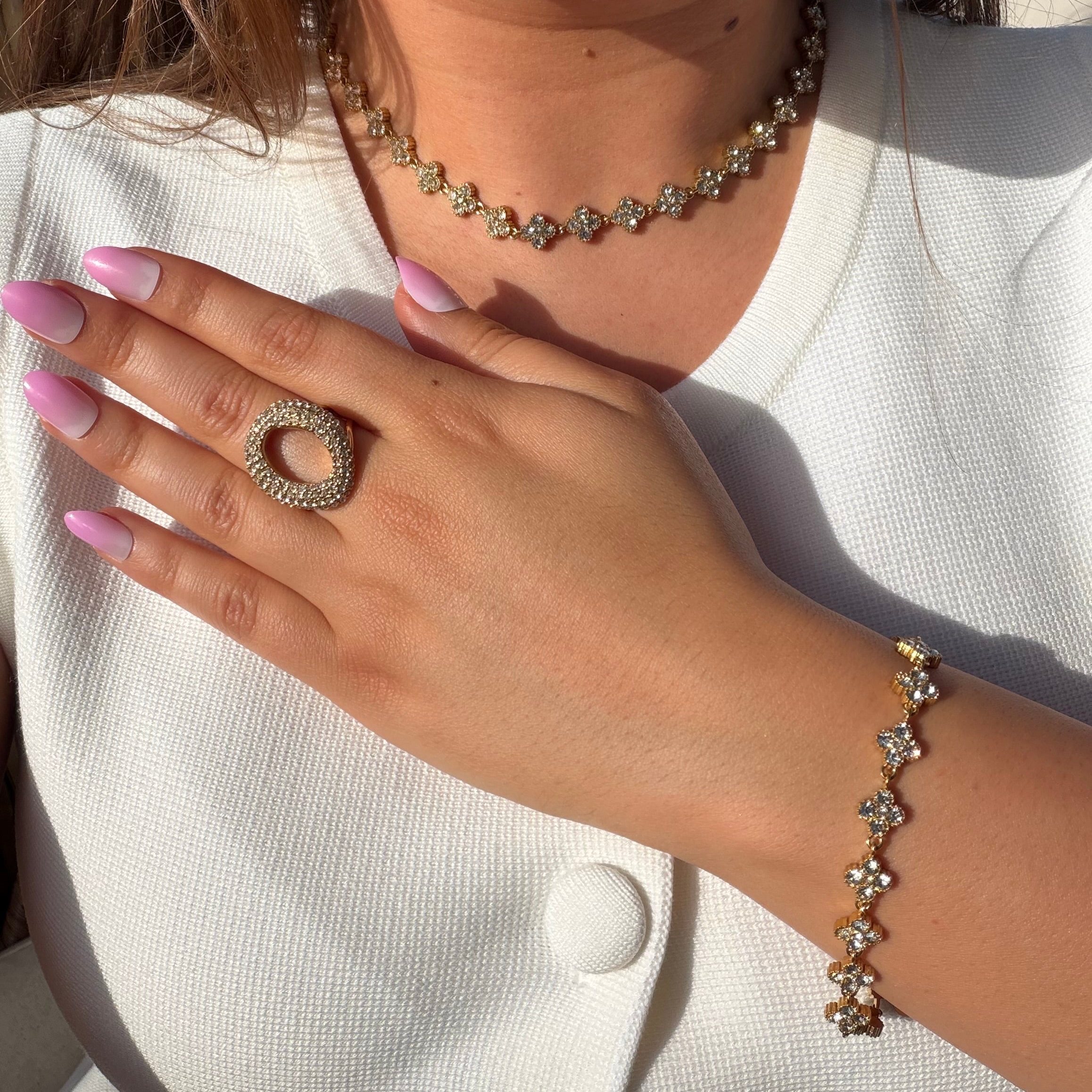 Collier Princesse Blanc