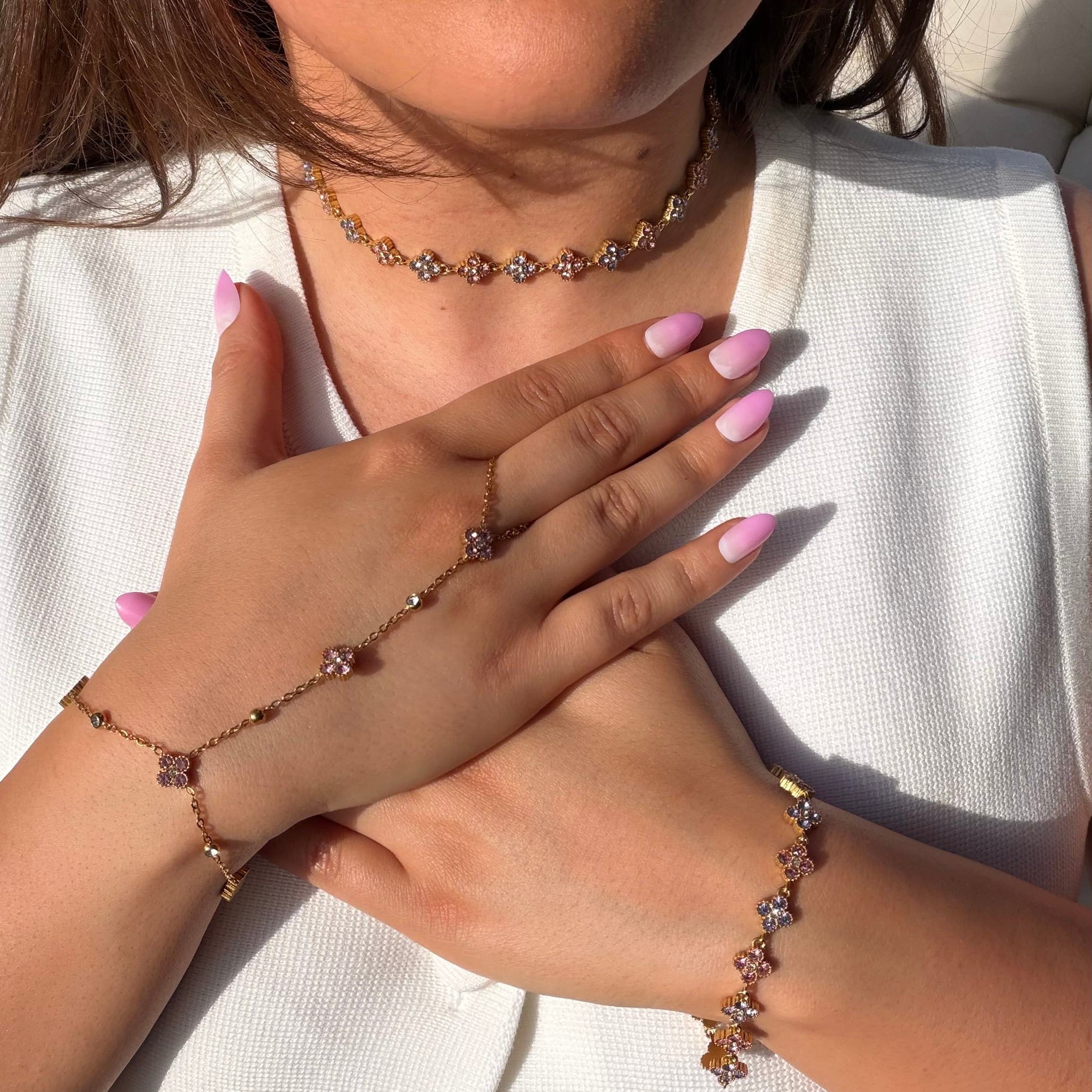 Collier Princesse Rose