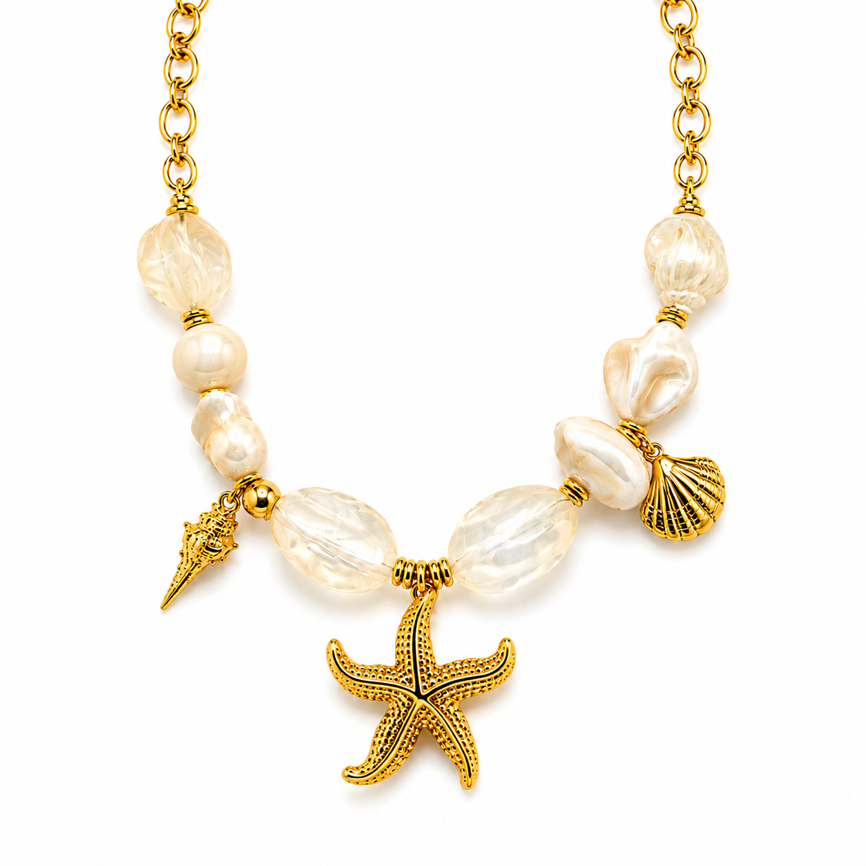 Collier Soléa Blanc