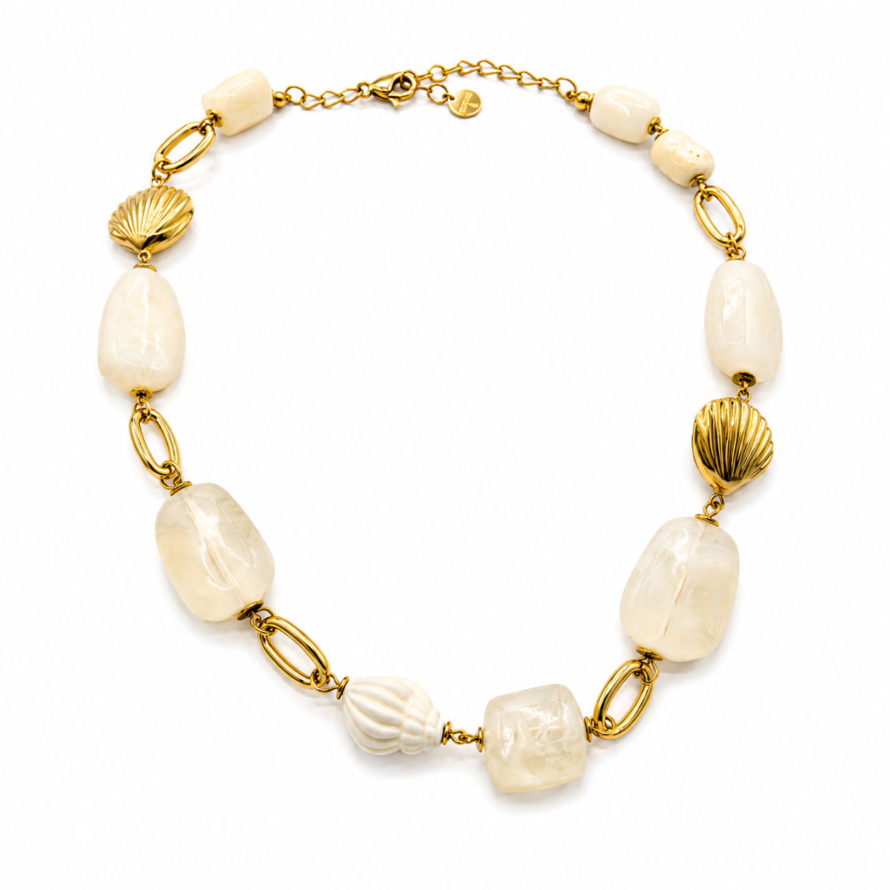 Collier Auréa Blanc