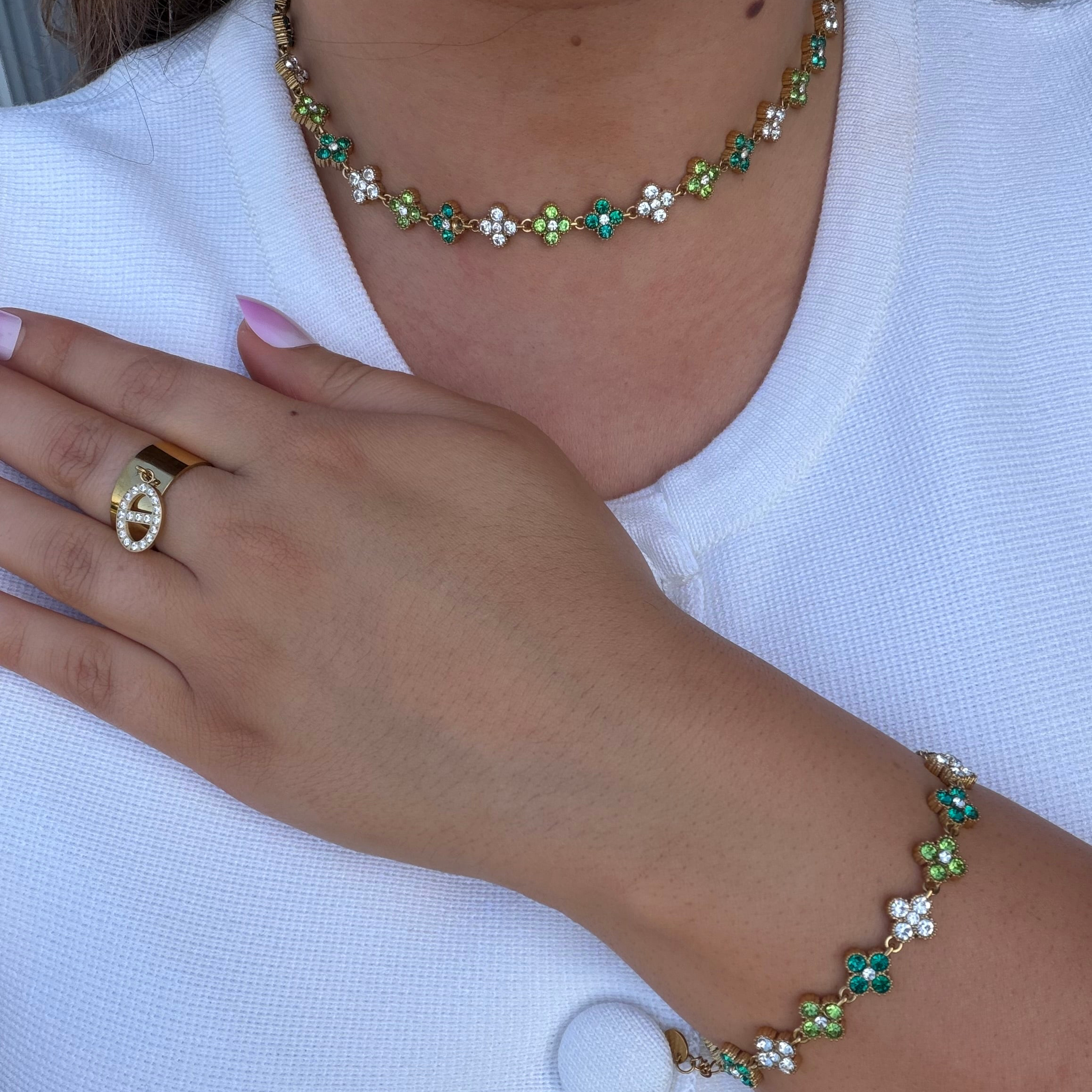 Collier Princesse Vert