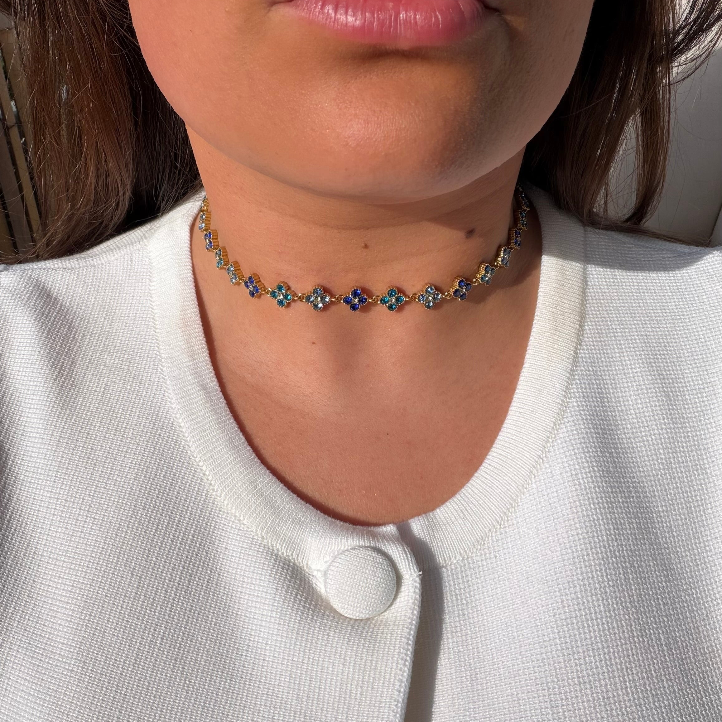 Collier Princesse Bleu