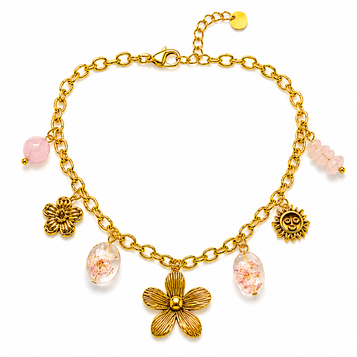 Collier Bloom Rose
