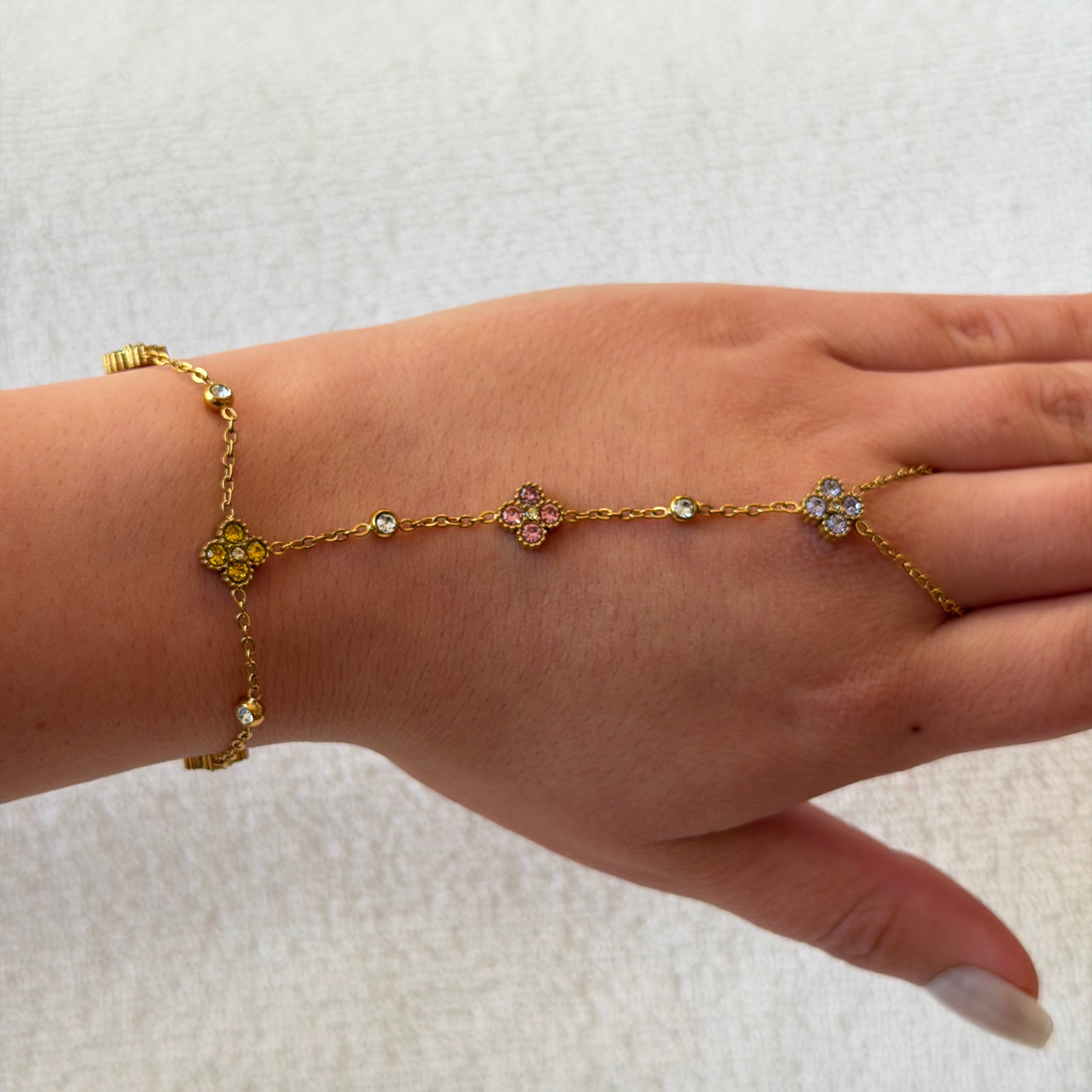 Princess Multi-Colored Hand Chain