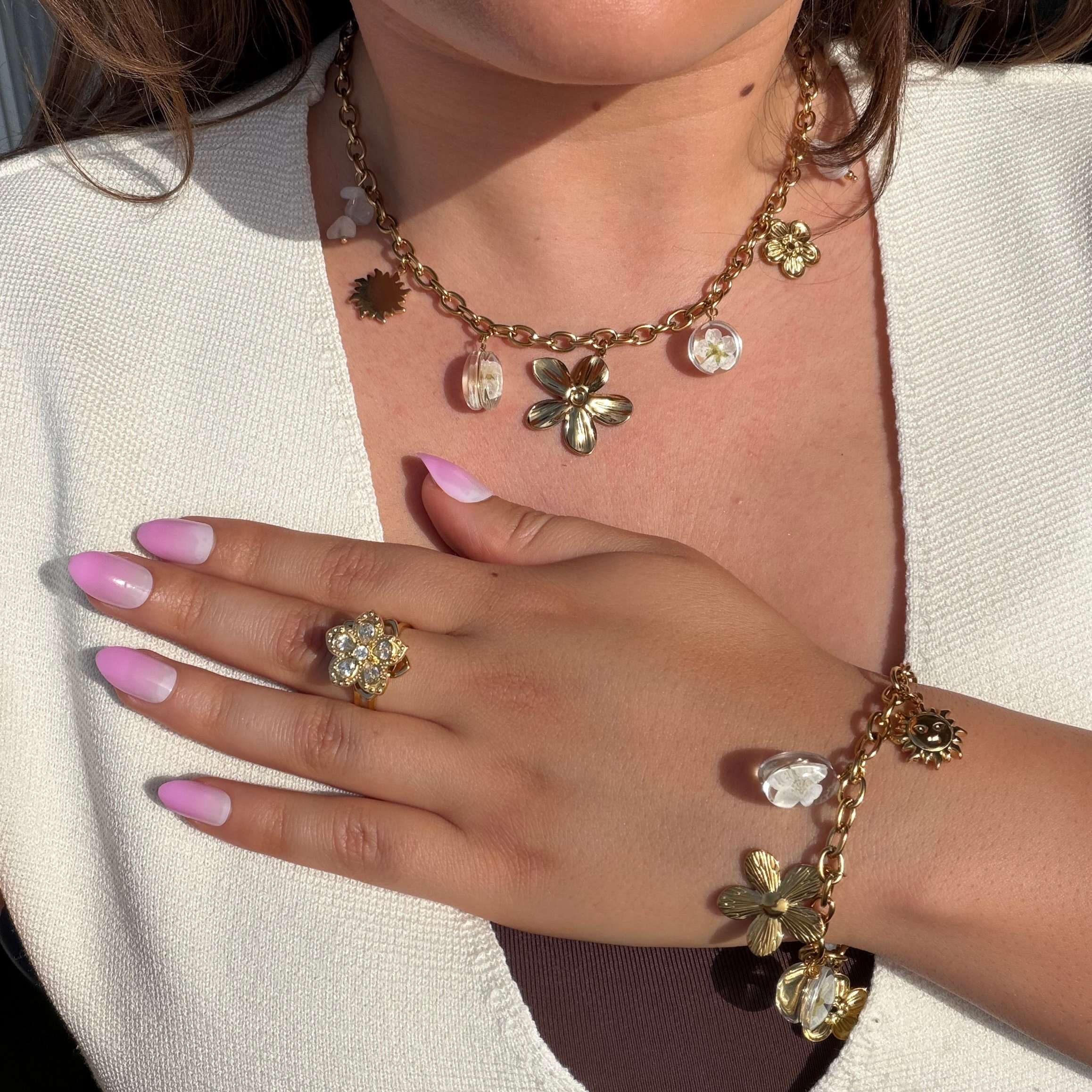 Bracelet Bloom Blanc