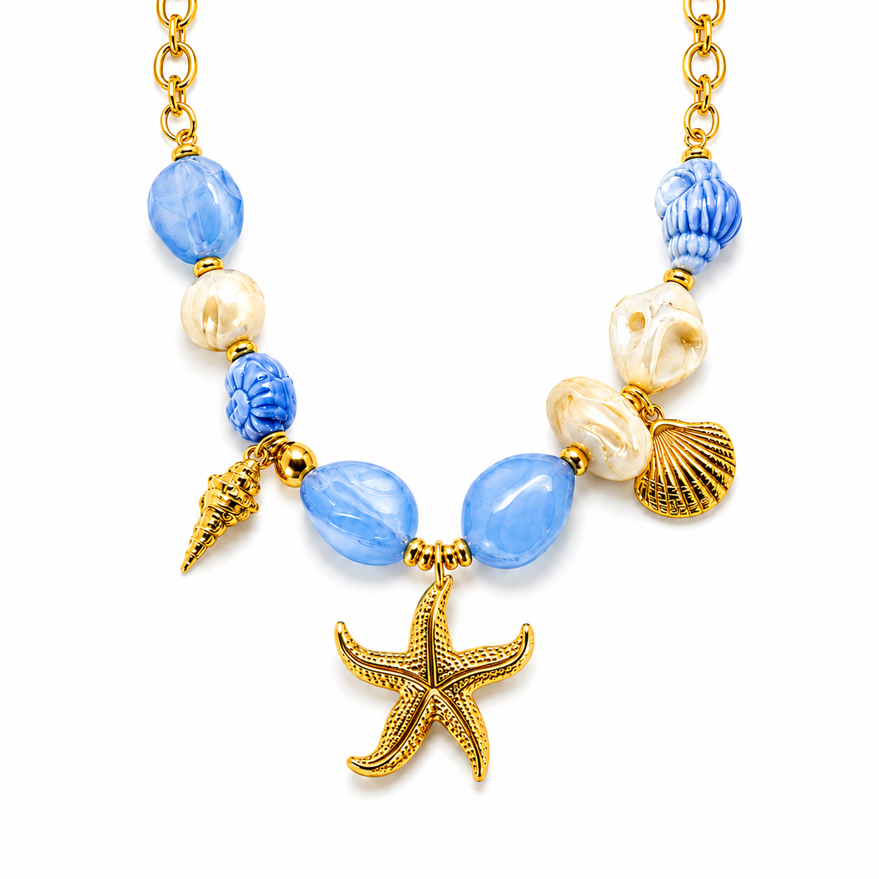 Collier Soléa Bleu
