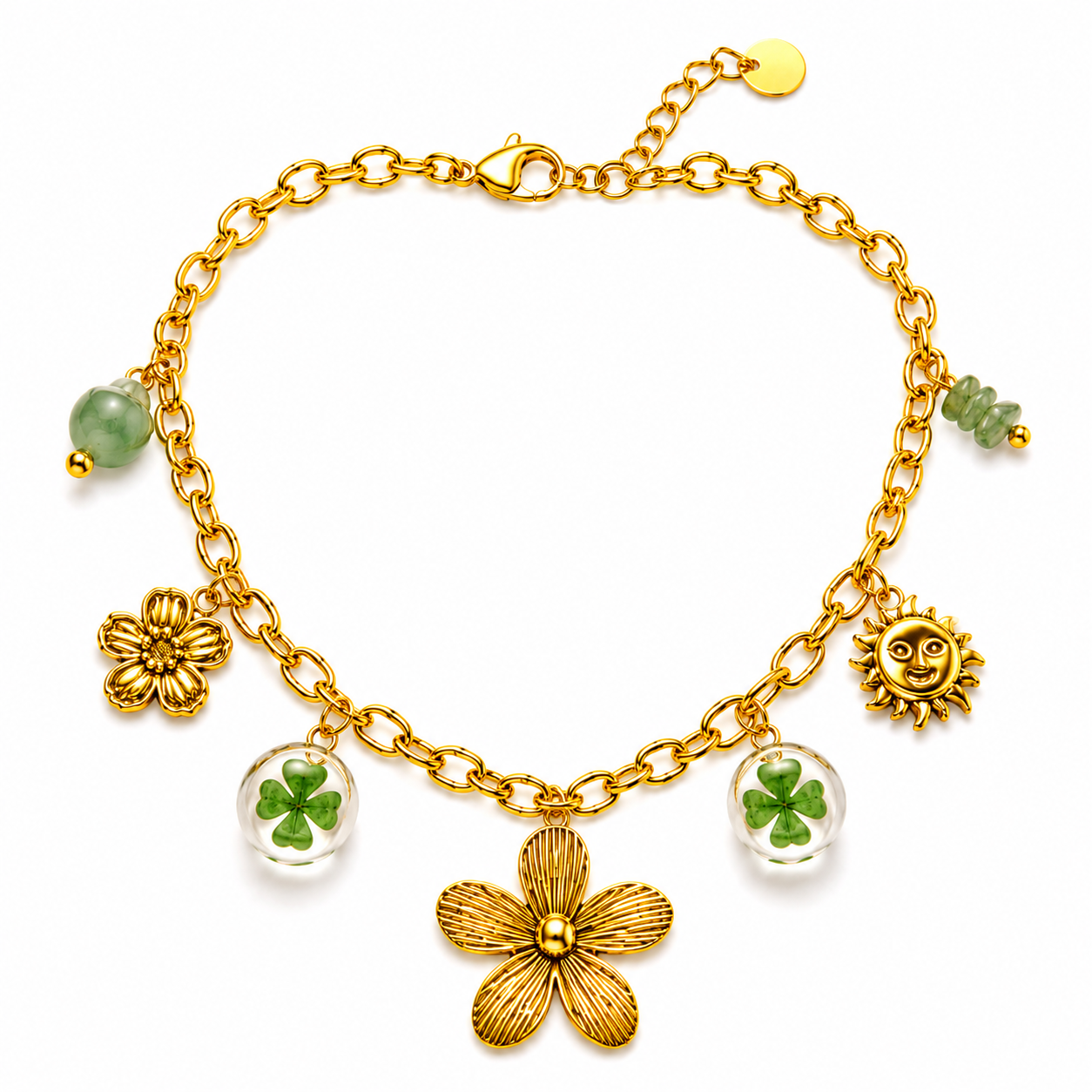 Collier Bloom Vert