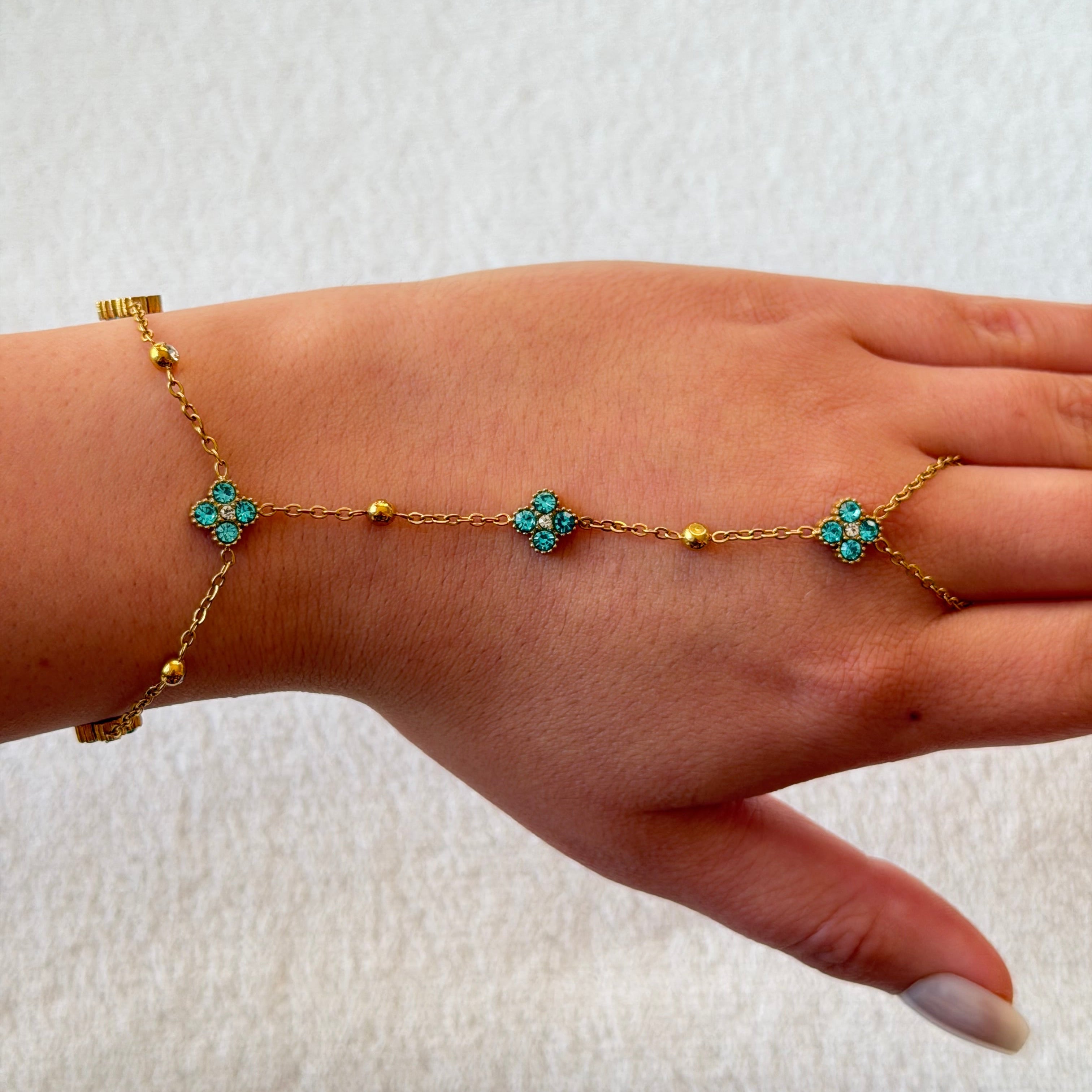 Turquoise Princess Hand Chain
